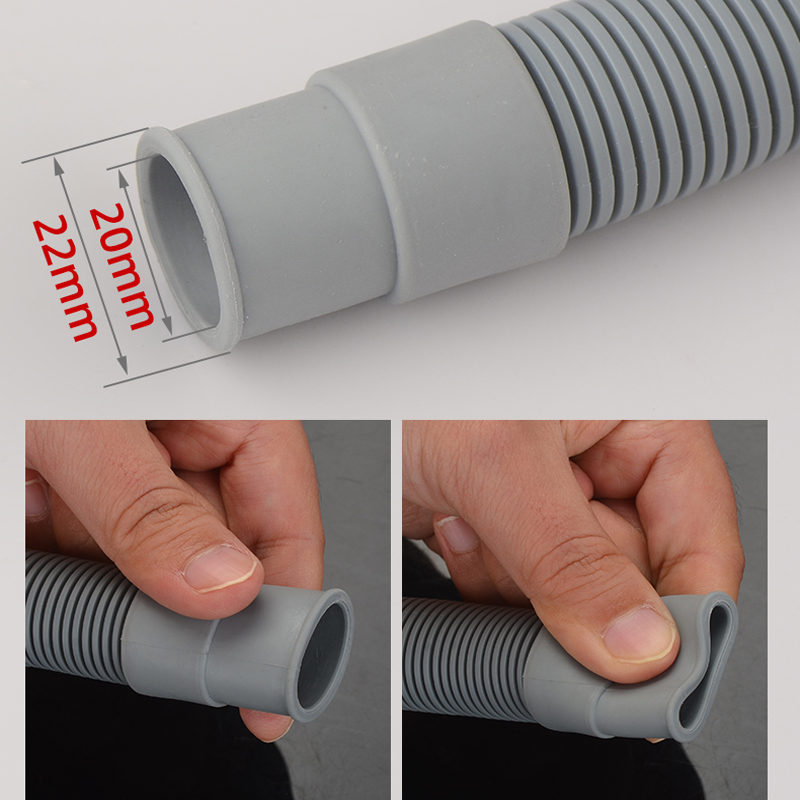 厨房水槽溢水管下水软管洗碗水池洗菜盆溢水口接头加长排水管配件-图1
