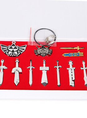 塞尔达项链传说古铜色标志林克希克眼项链吊坠包装OPP袋