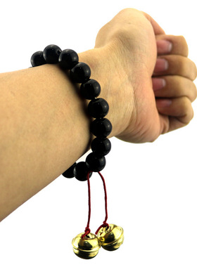 地狱阎魔爱手链黑珠铃铛舞台用品动漫周边饰品道具