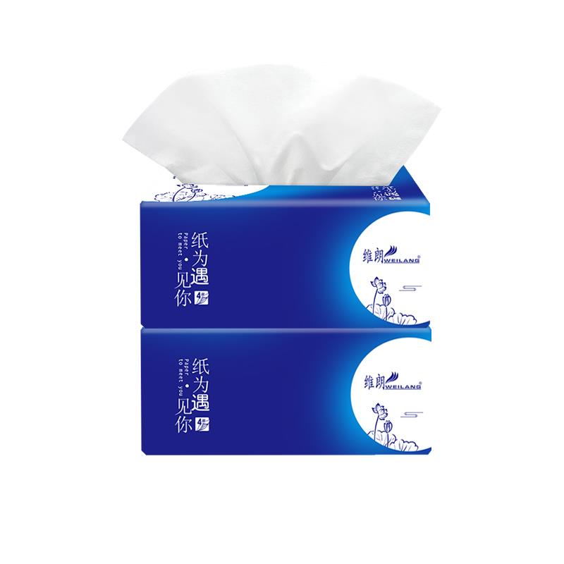 维朗家居旗舰店30包木浆抽纸整箱家用实惠装面纸面巾纸餐巾纸婴儿专用卫生纸纸巾0