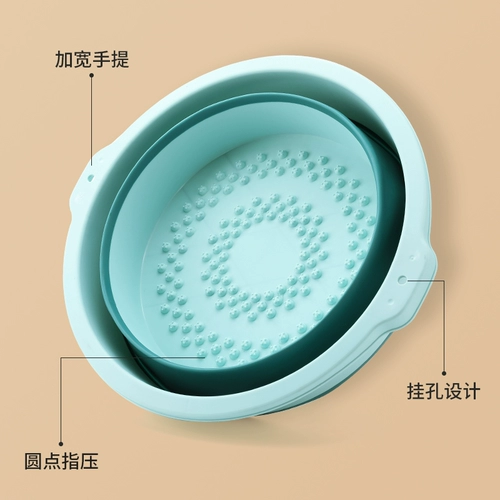 Складная портативная ванна для домашнего использования, пластиковый массажер