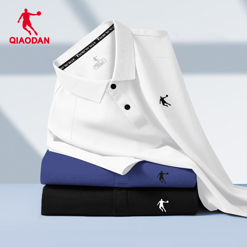 乔丹polo衫男士短袖t恤夏季新款休闲商务翻领上衣灰色运动体恤男,淘宝优惠券,粉丝福利购,淘宝优惠卷