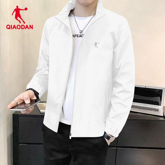 乔丹风衣外套男2025秋季新款男士冲锋衣防风户外夹克男装运动上衣