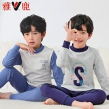 Детское термобелье, хлопковые штаны для мальчиков, удерживающее тепло нижнее белье, хлопковая пижама