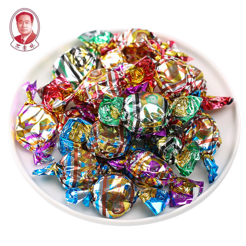 不老林糖沈阳特产牛轧糖500g 零食花生牛扎糖果散装批发结婚喜糖 - 图2