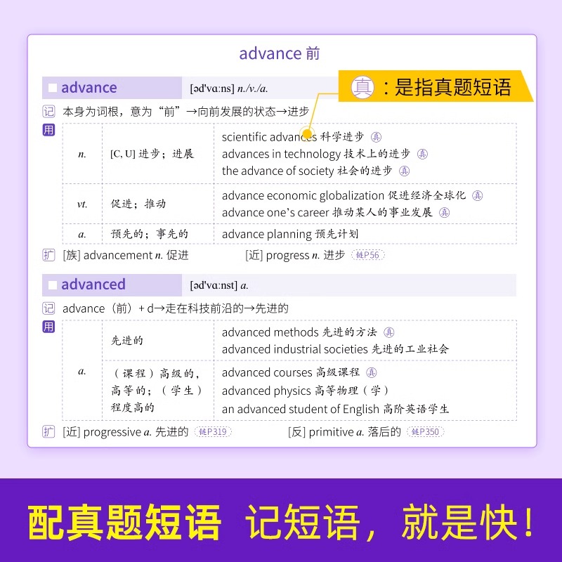 【官方正版】2025考研词汇闪过英语语法长难句历年真题单词书乱序阅读写作翻译僻义搭考研圣经真相2023英语一英语二年 - 图2