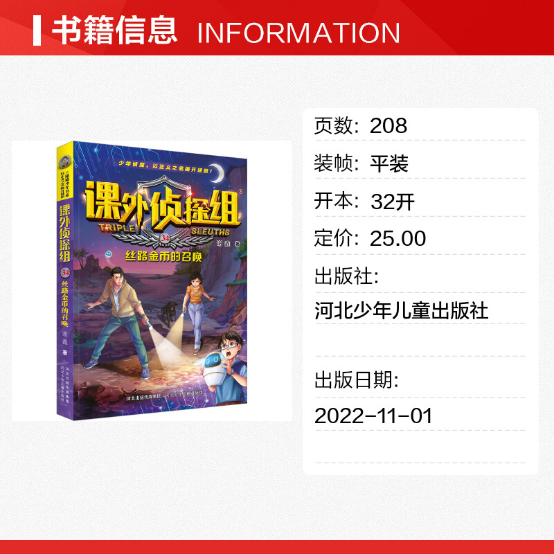 丝路金币的召唤 谢鑫 著 儿童文学少儿 新华书店正版图书籍 河北少年儿童出版社 - 图0