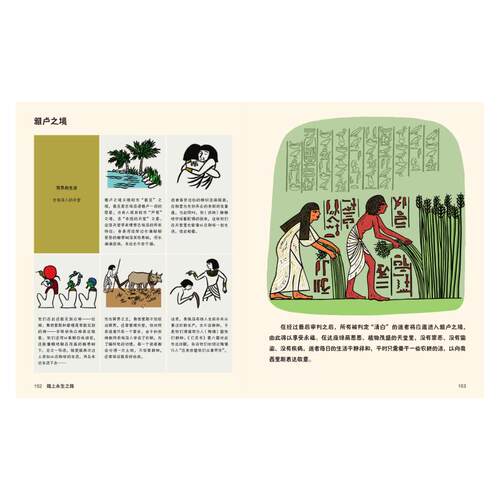 漫画极简古埃及 (法)卡特琳·索尼耶-塔莱克 编 袁俊生 译 (法)玛丽-保萝·若尔默,(法)休伯特·凡立 绘 非洲史社科 - 图3