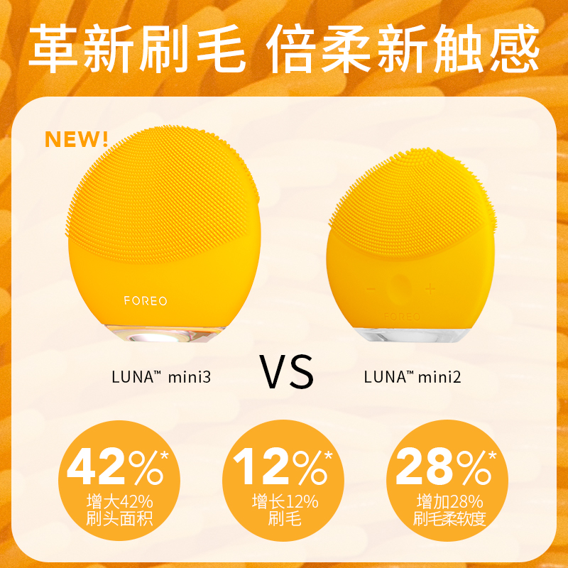 FOREO LUNA mini3露娜硅胶毛孔清洁神器洗脸仪洁面仪 - 图1