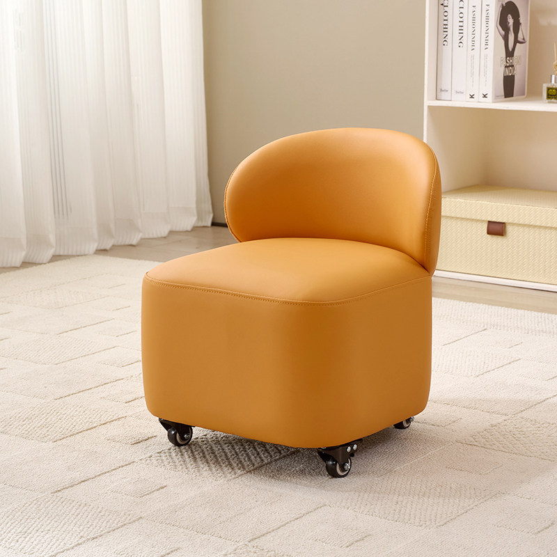 旋转万向轮小凳子可移动加高靠背静音刹车滑轮矮凳家用入户换鞋凳,淘宝优惠券,粉丝福利购,淘宝优惠卷