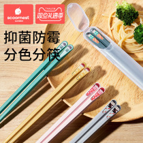 Konest Children Chopsticks home High-end Alloy dedicated Family High Yan value Dining Chopsticks One and One chopsticks