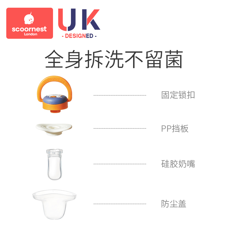 科巢安睡型超软0-3到6个月奶嘴 scoornest科巢奶嘴/安抚奶嘴