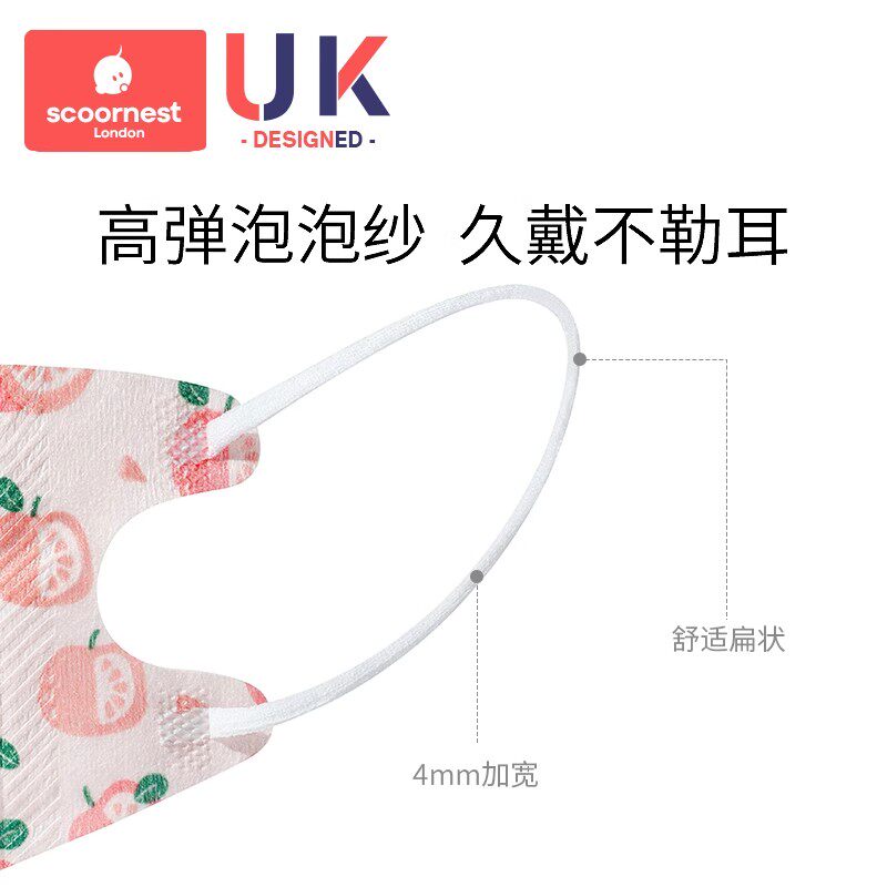 儿童3d立体口罩婴儿专用0到3岁3到6岁冬季防风防寒婴幼儿保暖口罩