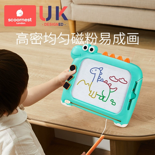 Доска для рисования для младенца, игрушка, магнитная стираемая раскраска для письма, 2 лет, граффити