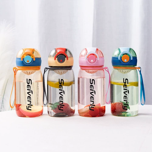 Пластиковая детская портативная чайная чашка подходит для мужчин и женщин, простой и элегантный дизайн, защита при падении