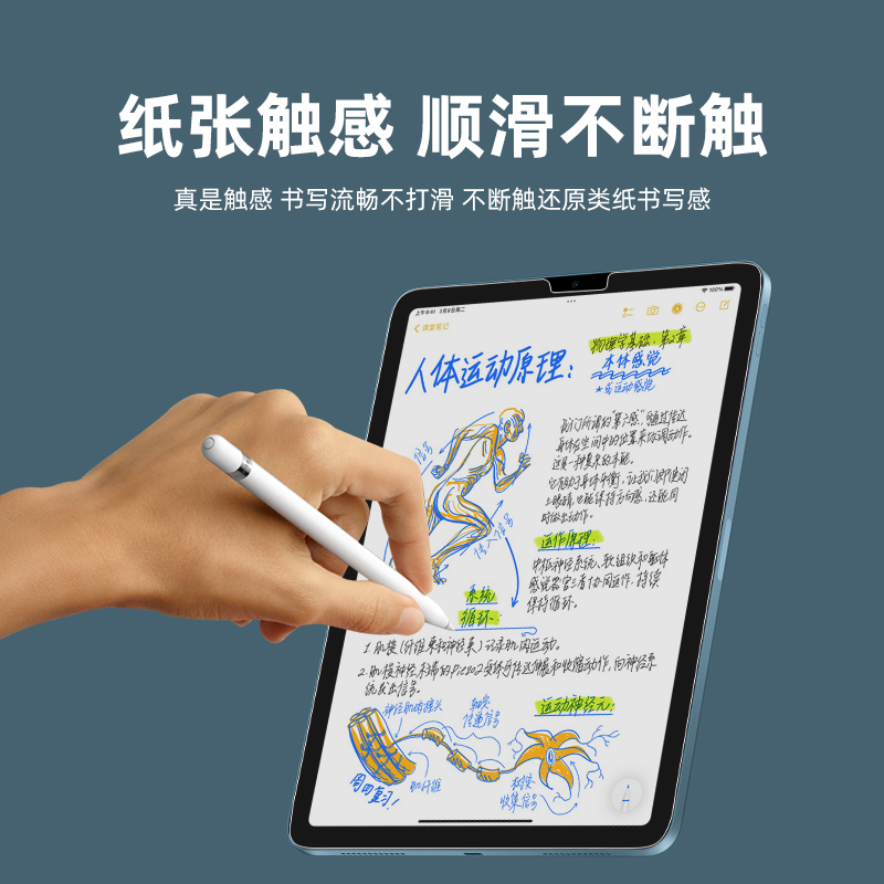 ipad2022类纸膜air1/2全屏2021磁吸式可拆卸10.9寸防偷窥隐私ipadair3/4/5纸质膜ipadpro平板电脑屏保贴膜-图3