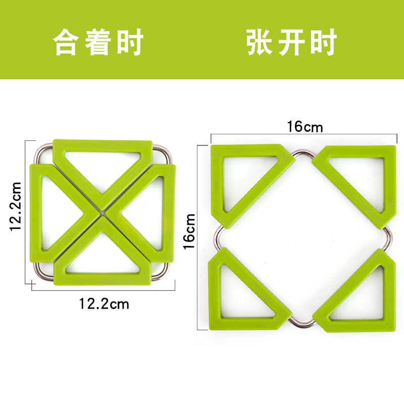 隔热垫 餐桌垫防烫耐热厨房家用硅胶碗盘菜垫子创意餐垫杯垫锅垫 - 图2
