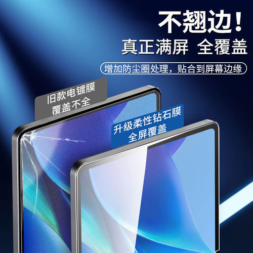 适用于vivoPadAir钢化膜vivopad11平板pad2保护膜11.5英寸12.1电脑vivo屏幕13贴膜pad3pro全屏air防摔pad5pro - 图1