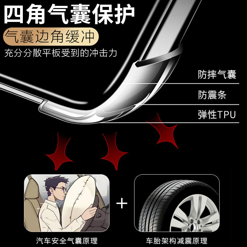 适用于华为matepadPro保护壳matepad平板11寸10.4透明Pro10.8英寸12.6保护套11.5"S畅享2荣耀10.1防摔V6软v7,淘宝优惠券,粉丝福利购,淘宝优惠卷