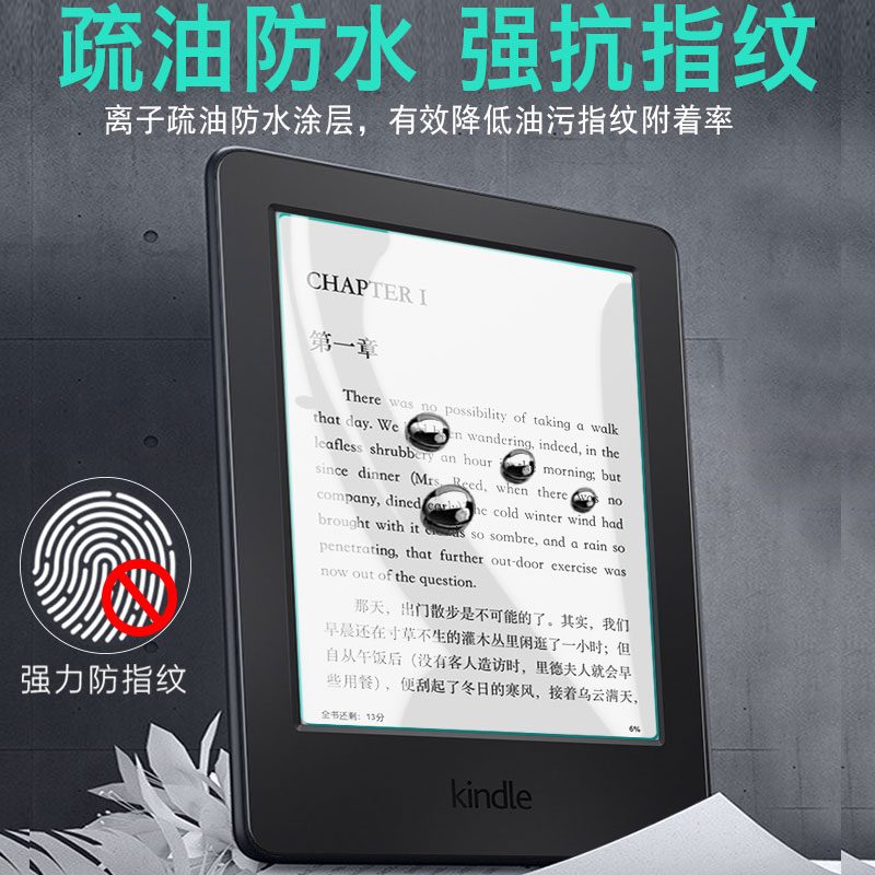 适用于Kindle钢化膜亚马逊阅读器青春版Paperwhite5/4屏幕贴膜Voyage高清Oasis2/3保护6寸7寸3代558屏保X咪咕 - 图3