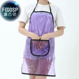 Японский прозрачный водонепроницаемый тонкий модный фартук для работы, в корейском стиле