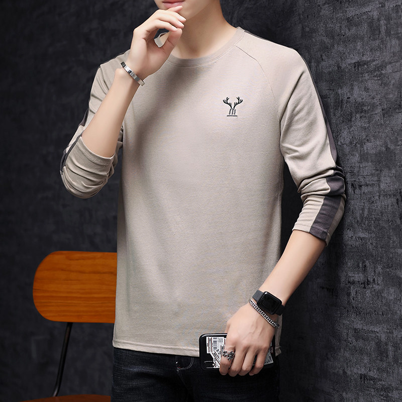 北极绒纯棉长袖t恤男韩版体恤卫衣 bejirog北极绒喆熙T恤