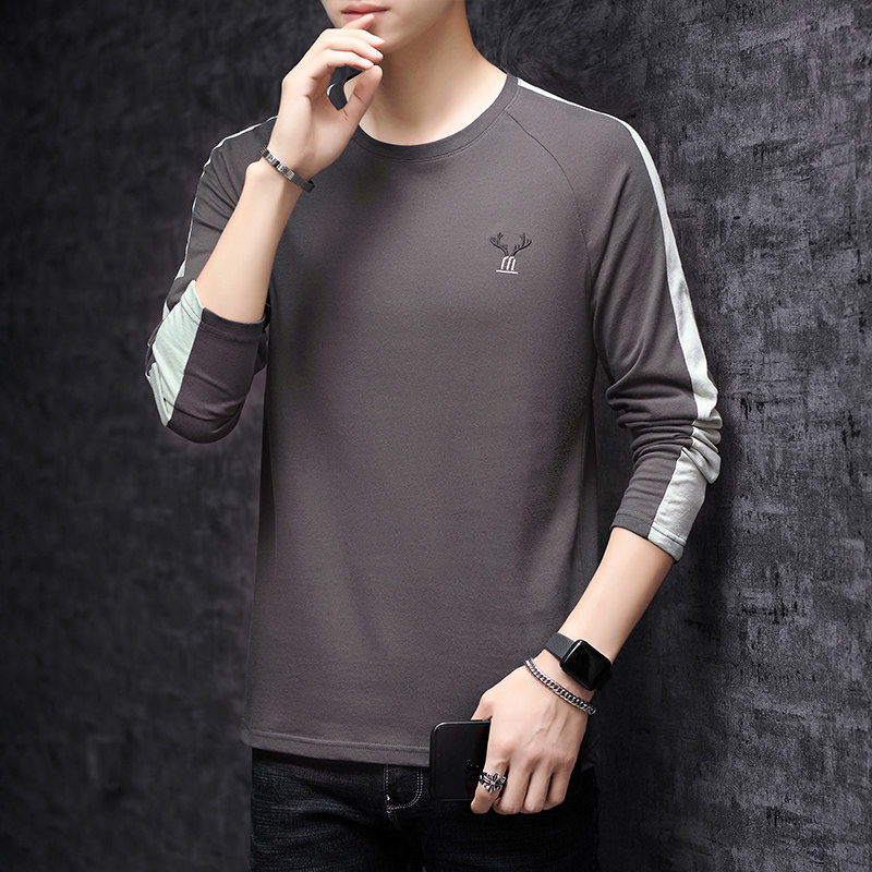 北极绒纯棉长袖t恤男韩版体恤卫衣 bejirog北极绒喆熙T恤