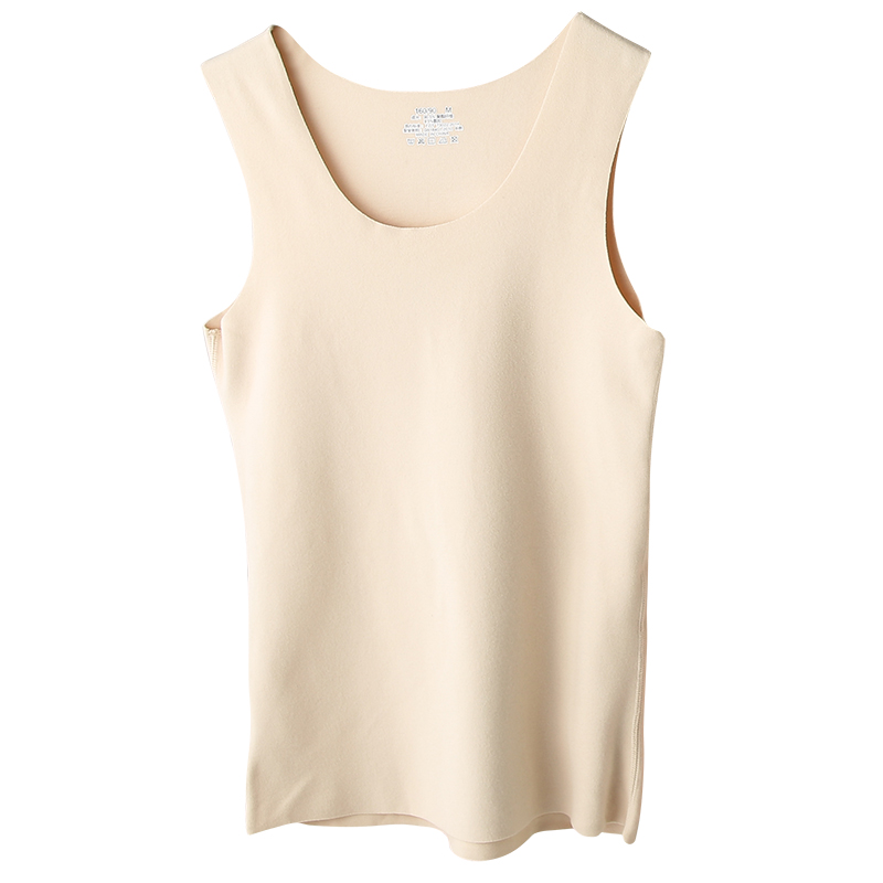 无痕保暖内衣内穿加绒无袖打底衫 2my保暖上装