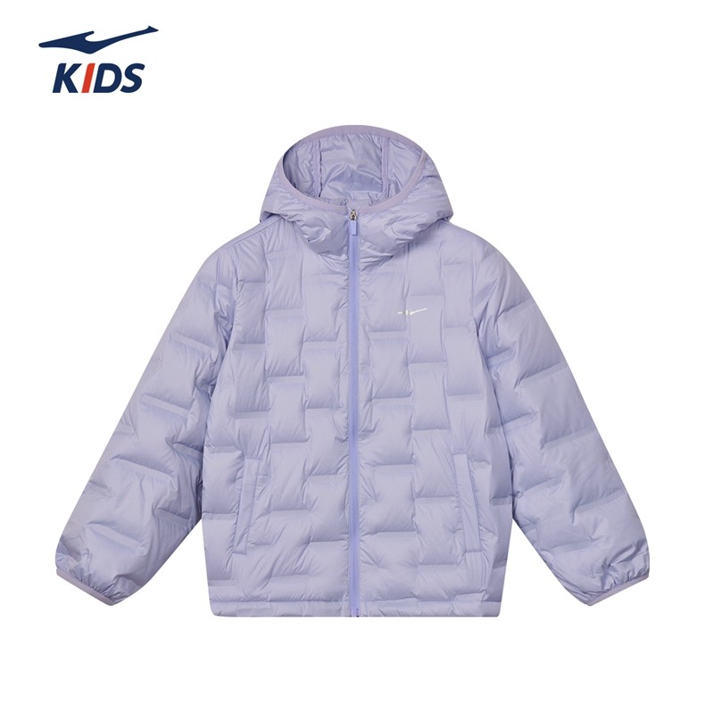 鸿星尔克童装儿童羽绒服秋冬季女童保暖防风外套大童连帽上衣冬装,淘宝优惠券,粉丝福利购,淘宝优惠卷