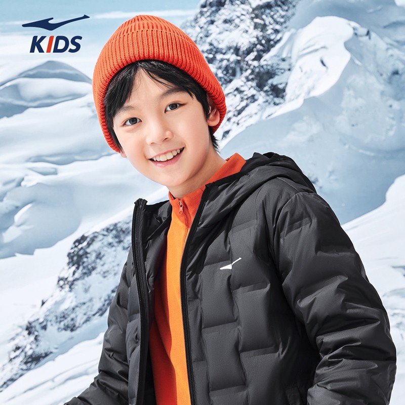 鸿星尔克童装儿童羽绒服秋冬季男童保暖防风外套大童连帽外套冬装,淘宝优惠券,粉丝福利购,淘宝优惠卷