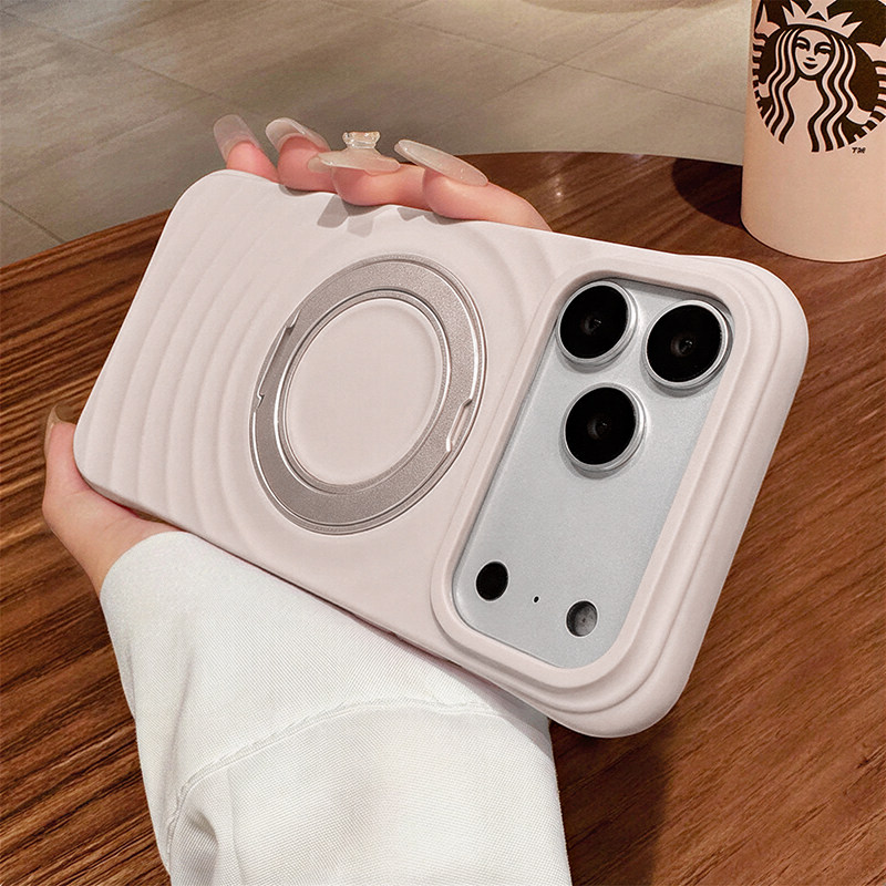 纯色波漾支点壳第一卫适用苹果17ProMax新款手机壳iPhone17Pro防摔16promax磁吸带支架ip16保护超火情侣外壳m,淘宝优惠券,粉丝福利购,淘宝优惠卷