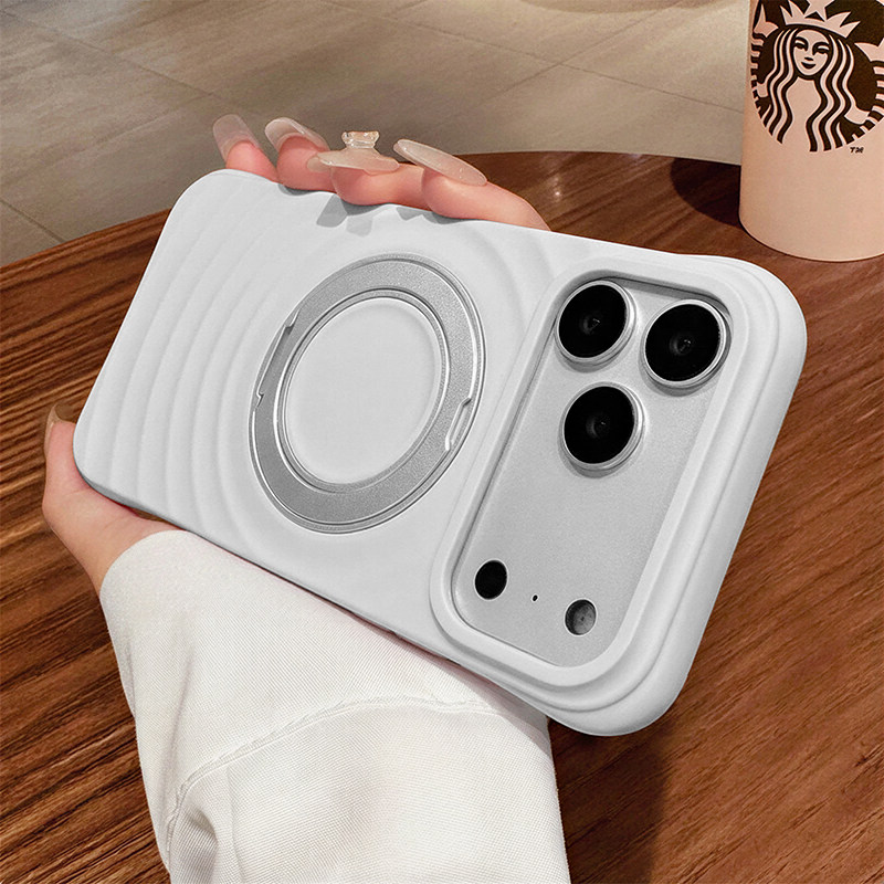 纯色波漾支点壳第一卫适用苹果17ProMax新款手机壳iPhone17Pro防摔16promax磁吸带支架ip16保护超火情侣外壳m,淘宝优惠券,粉丝福利购,淘宝优惠卷