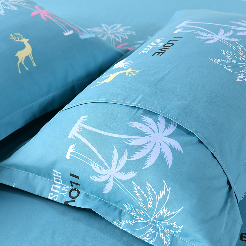 100纯棉枕套一对学生单人枕48x74cm大号枕芯套全棉枕皮宽边信封式