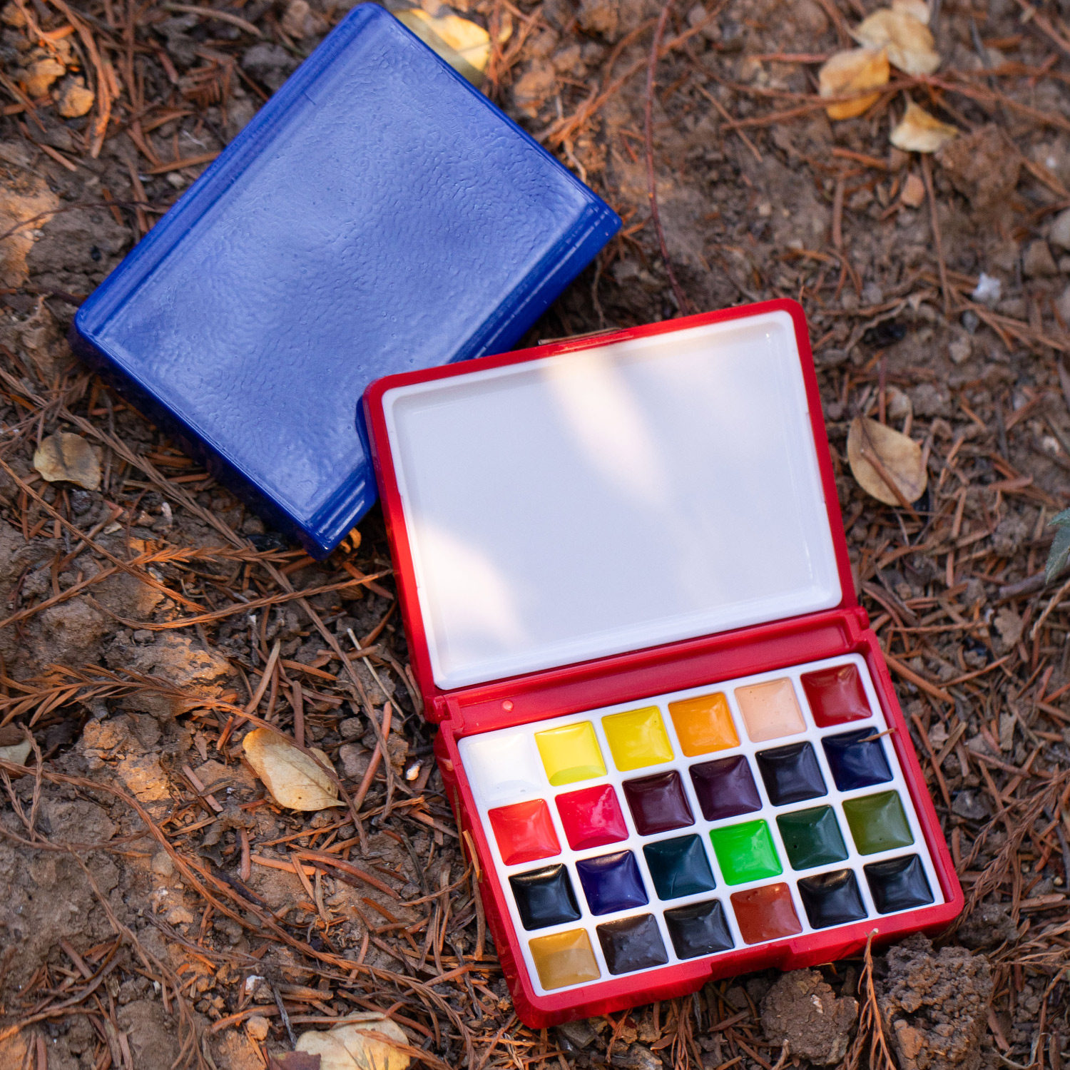 德国史明克固体水彩颜料分装小红盒小蓝盒学院级透明24色学生美术生专用水粉绘画画工具专业套装小史便携套装,淘宝优惠券,粉丝福利购,淘宝优惠卷