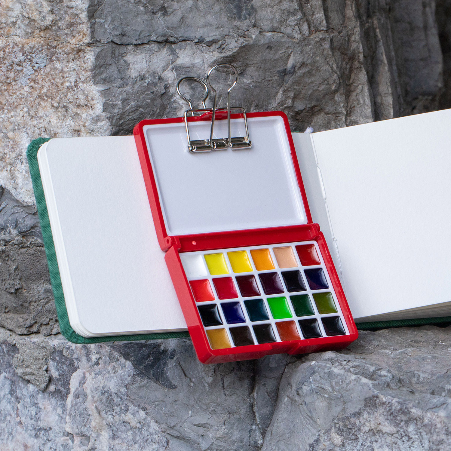 德国史明克固体水彩颜料分装小红盒小蓝盒学院级透明24色学生美术生专用水粉绘画画工具专业套装小史便携套装,淘宝优惠券,粉丝福利购,淘宝优惠卷