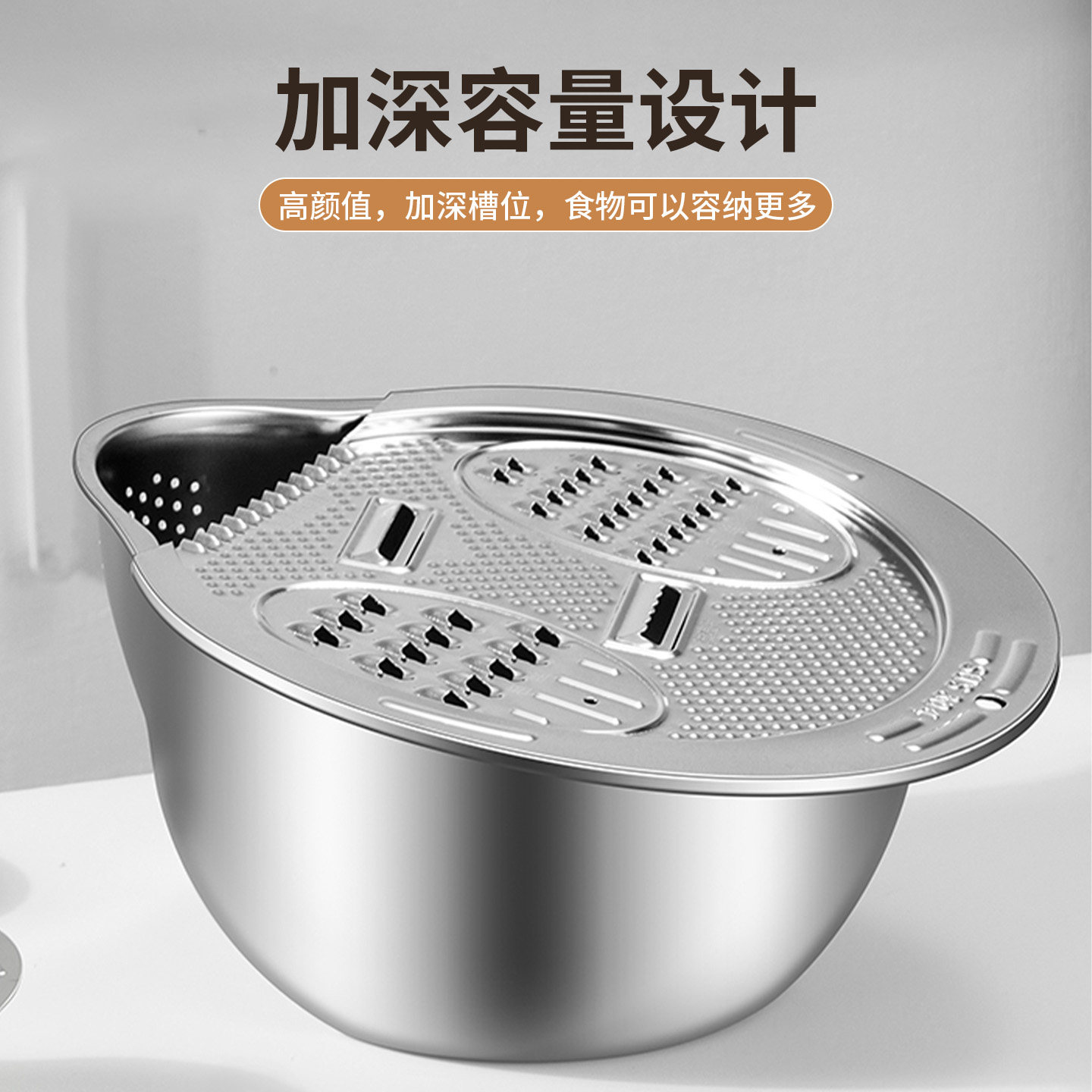 希维思304不锈钢沥水篮洗菜盆厨房多功能洗水果淘米篮子过滤神器,淘宝优惠券,粉丝福利购,淘宝优惠卷