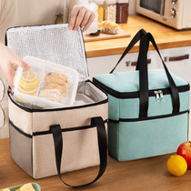 Insulated bag thickened aluminum foil lunch box Handbags Sub-office workers with meals boxed lunches for elementary school students with lunch