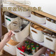 Snack and miscellaneous storage box cabinet desktop organizing box