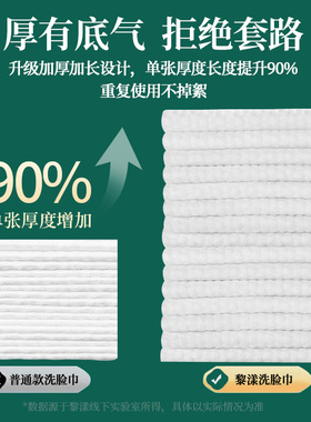 【天猫好物】10包洗脸巾加厚款