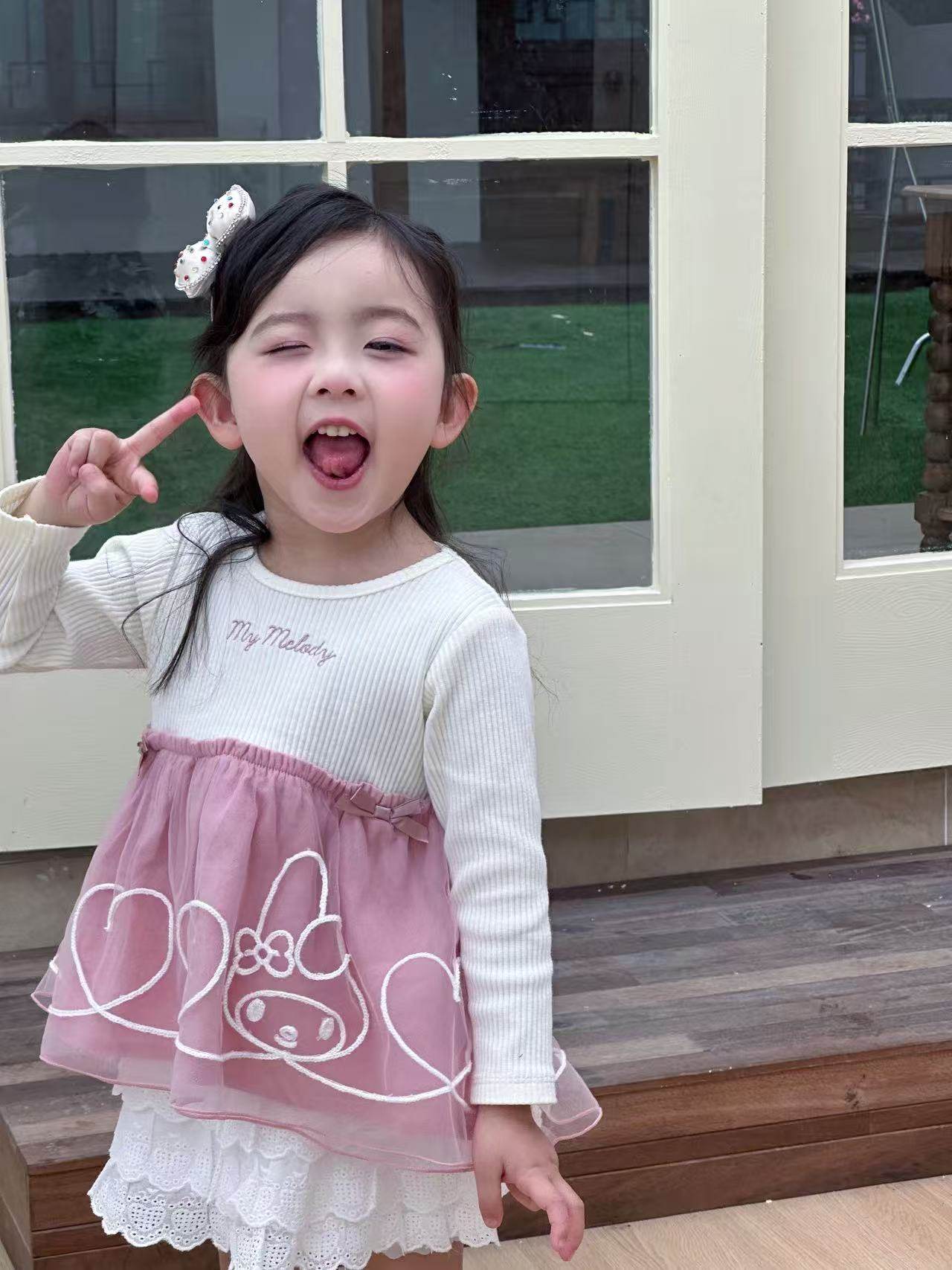 预2月出日单妈妈家乐三色公主可爱女孩上衣裙80-130,淘宝优惠券,粉丝福利购,淘宝优惠卷