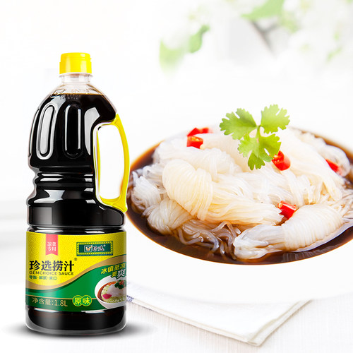 珍选原味捞汁捞拌凉菜蘸饺子素食调味汁捞汁小海鲜零脂肪1.8L*1瓶 - 图2