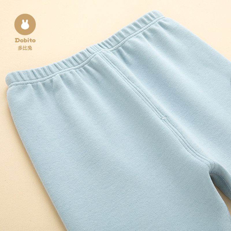 多比兔纯棉舒绒棉套装婴童长袖秋衣秋裤家居服男女宝宝打底空调服,淘宝优惠券,粉丝福利购,淘宝优惠卷