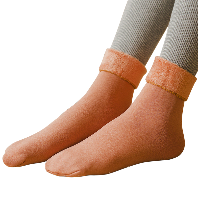 秋冬季雪地加绒子女露脚裸中筒袜 美恋人短袜/打底袜/丝袜/美腿袜