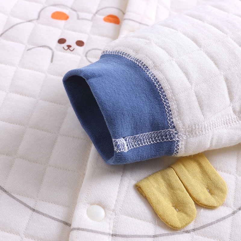 宝宝保暖衣套装秋衣婴儿秋冬加厚夹棉衣服儿童内衣睡衣冬装两件套