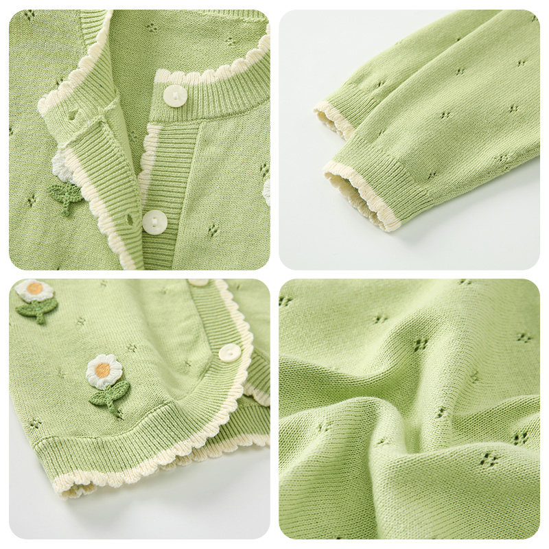 女童外套春装新款女宝宝毛衣针织衫开衫洋气裙子套装婴儿春季衣服,淘宝优惠券,粉丝福利购,淘宝优惠卷