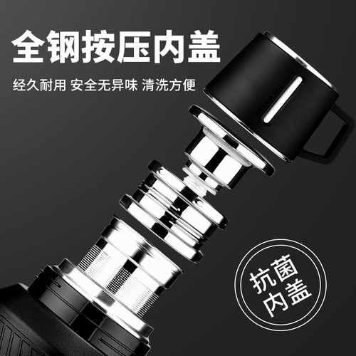 利格保温杯大容量大号户外便携316L不锈钢保温壶车载水壶暖壶正品 - 图2
