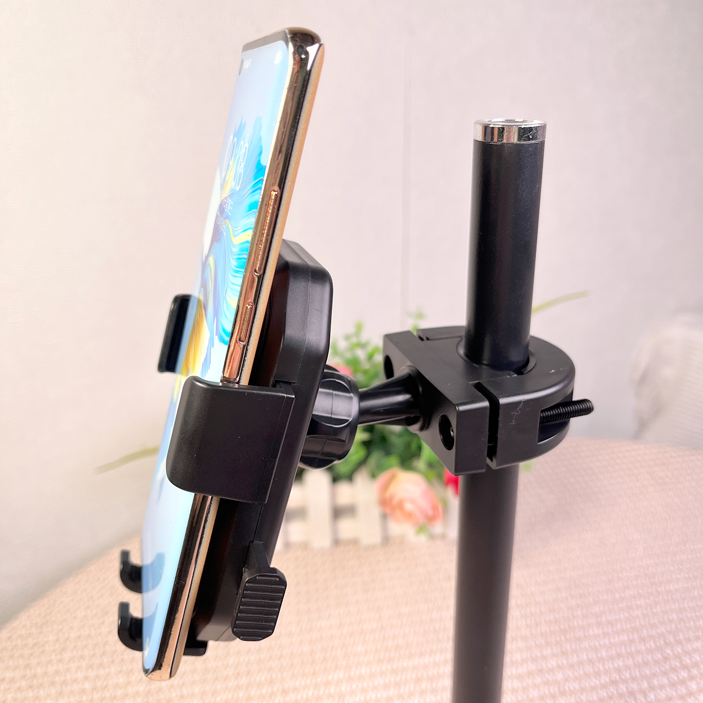 直播机位扩展夹手机增位夹圆管支架通用多机位平板直播支架主播三脚架固定器按键手机夹,淘宝优惠券,粉丝福利购,淘宝优惠卷