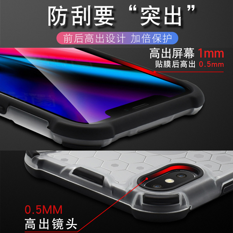 OPPO Reno Ace手机壳四角气囊Reno2z保护套Reno2防摔全包硬壳PCLM10简约透明PCKM00软硅胶边男PCKM80创意潮牌 - 图2