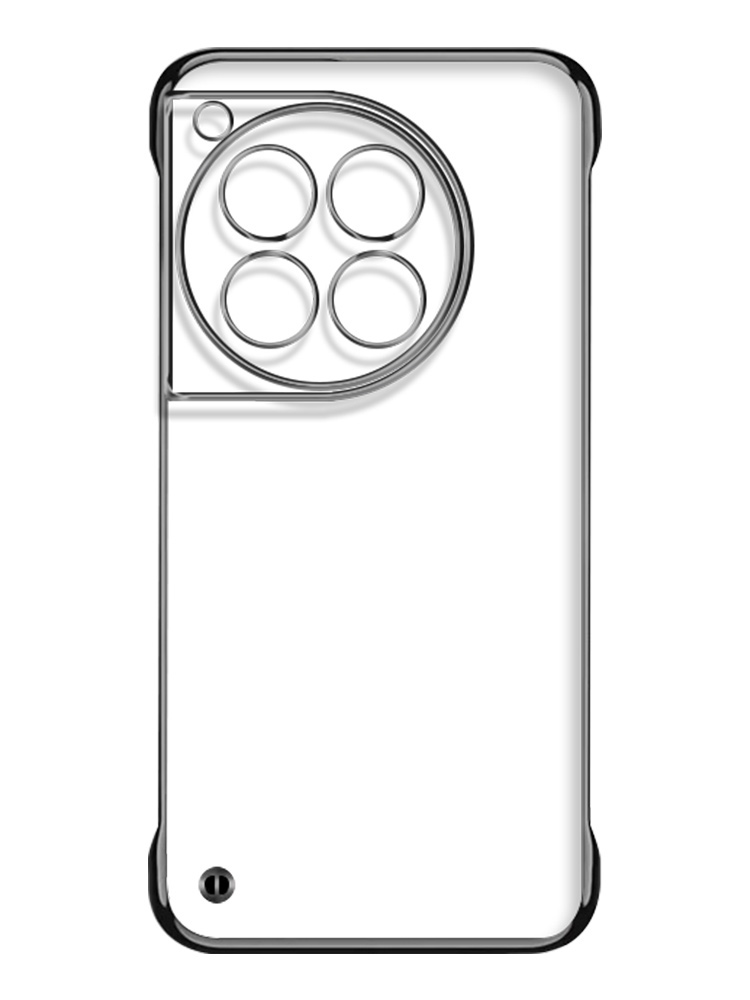 逸圣适用于一加9R手机壳透明无边框OnePlus8Pro新款13T电镀1+12超薄10Pro四角防摔一加11男女9RT高级感外壳 - 图0