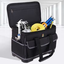 Kit Large Capacity Woodworking Electrics Special Durable Canvas Mount Portable Hand Thickened Plastic Bottom Tool Bag